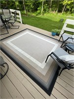 Large outdoor patio rug