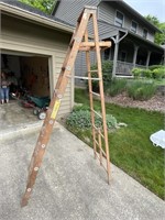 12 foot wooden step ladder