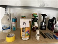 Cleaning items and bug spray