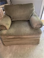 Green oversize chair