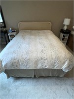 Broyhill queen size bed with mattress and frame