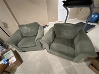 Green green side chairs