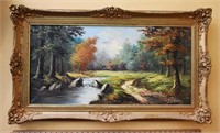VINTAGE OIL ON CANVAS BY BUCHNER