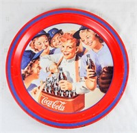 COKE Coca Cola Metal Tray GIRL'S SOFTBALL TEAM '93