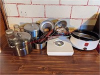 Pots, Pans, Scale, Slow Cooker