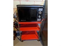 Vintage Kitchen Cart & Microwave