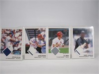 (4) 2003 Fleer Tradition Game-Used Jersey Cards