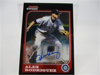 2005 Bowman Chrome Baseball Alex Rodriquez