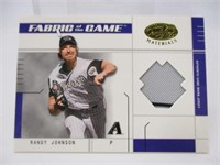 2003 Leaf Certified Randy Johnson Materials Fabric