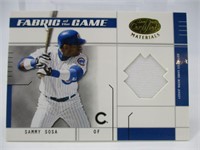 2003 Leaf Certified Sammy Sosa Materials Fabric of
