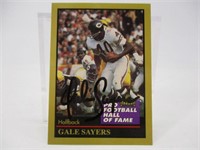 Gale Sayers Autographed Card