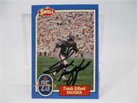 Frank Gifford Autographed Card
