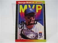 George Brett Autographed Card