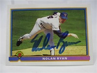 Nolan Ryan Autographed Card