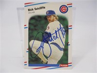 Rick Sutcliffe Autographed Card