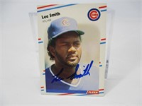 Lee Smith Autographed Card