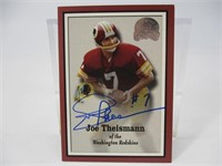 Joe Thiesman Autographed Football Card