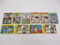 (100) 1972 Topps Football Cards