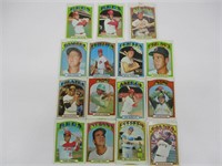 (15) 1972 Topps Star Cards