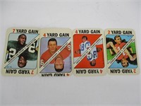 (50) 1971 Topps Football Game Insert Cards