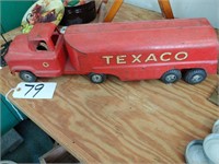 Antique Metal Truck Toy, Texaco
