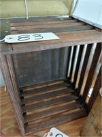 Wood and Metal Crate
