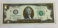 Gold Leaf $2 Note