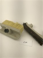 Wire brush and brush attachment
