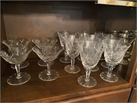 Collection of Vintage Cut Crystal Stemware
