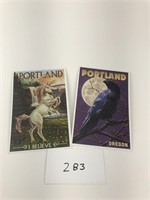 Portland Oregon postcards