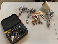 Spray guns & power screwdriver