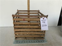 Antique Wooden Egg Crate