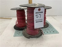 3 Partial Rolls of 10 Gauge Electrical Wire