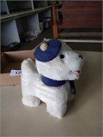 Early 1960's Indiana State College Stuffed Dog