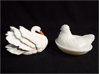 Chicken on Nest, Swan (2)