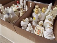 Avon Bottles, Items - White - 2 boxes