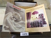Interior Design Book & Singer Sewing Book