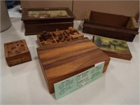Wood Boxes, Wood Games