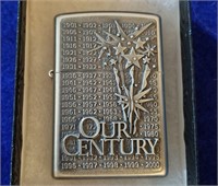 Millenium Edition Our Century Zippo Lighter NOS