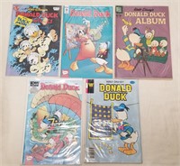 (5) Disney Donald Duck Comic Books