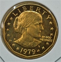 24 K Gold Susan B. Anthony Uncirculated Dollar