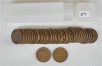 1916-1919 P,D,S, Lincoln Wheat Cent Roll