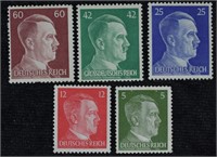 WWII Germany Hitler Stamps, Mint, Philatelic, Post