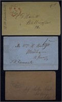 1800's Envelopes, Philatelic, Postal History