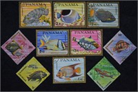 Panama Ocen Fish Stamps, Postal History, Philateli