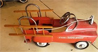 JET FLOW DRIVE CITY FIRE DEPT PEDAL CAR