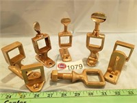 (7) NICKLE PLATED FIRE TRUCK HARDWARE
