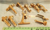 (10) NICKLE PLATED FIRE TRUCK HARDWARE