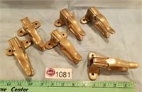 (6) NICKLE PLATED FIRE TRUCK HARDWARE