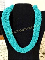 Distinctive beaded necklace